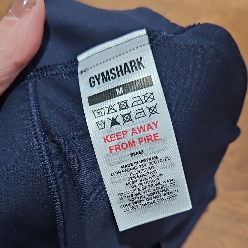 Gymshark Deep Blue Sports Bra - Picture 2 of 8